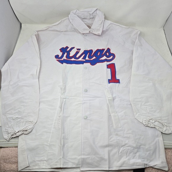 Vintage Kansas City Kings Rain Jacket Youth Large NBA Stadium Giveaway 1970s - Picture 4 of 15